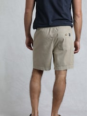 Weird Fish Cream Weston Relaxed Canvas 100% Cotton Shorts - Image 2 of 6