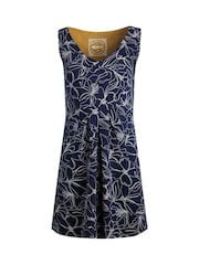 Weird Fish Blue Indus Printed Jersey Tunic - Image 5 of 5