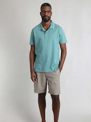 Weird Fish Powell 100% Cotton Textured Jersey Polo Shirt - Bild 3 von 8