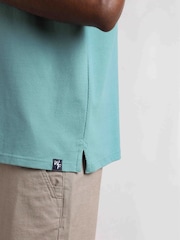 Weird Fish Powell 100% Cotton Textured Jersey Polo Shirt - Bild 6 von 8