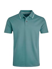 Weird Fish Powell 100% Cotton Textured Jersey Polo Shirt - Bild 7 von 8