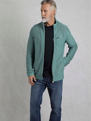 Weird Fish Light Blue Transom Full Zip Macaroni Jacket - Image 1 of 8