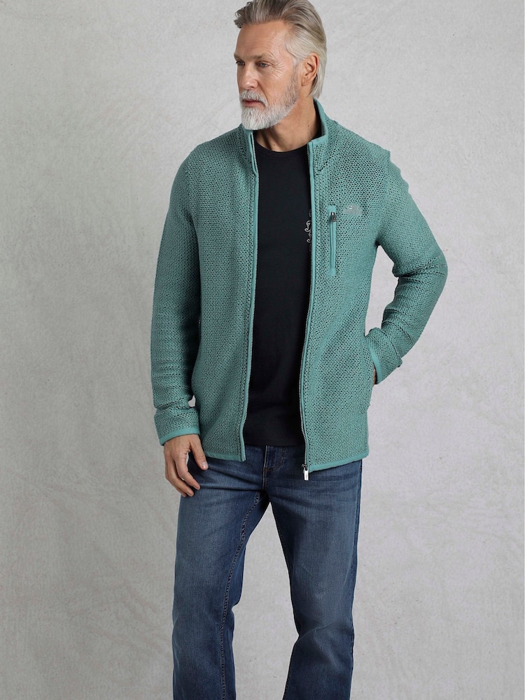Weird Fish Light Blue Transom Full Zip Macaroni Jacket - Image 1 of 8