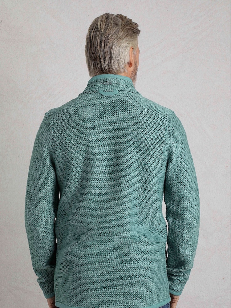 Weird Fish Light Blue Transom Full Zip Macaroni Jacket - Image 2 of 8