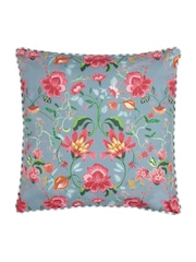 Wylder Duck Egg Blue Claudia Outdoor Polyester Cushion - Image 1 of 5