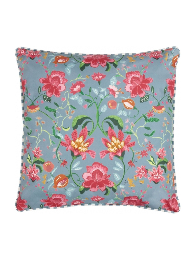 Wylder Duck Egg Blue Claudia Outdoor Polyester Cushion - Image 1 of 5