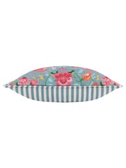 Wylder Duck Egg Blue Claudia Outdoor Polyester Cushion - Image 3 of 5