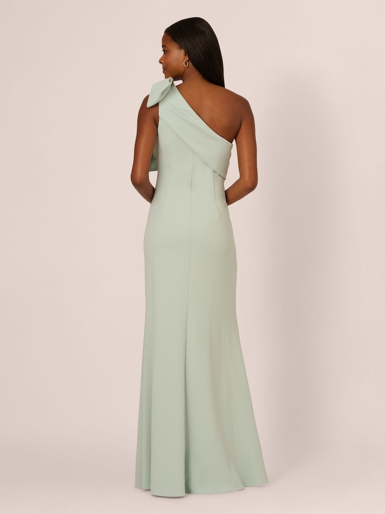 Adrianna Papell Stretch Crepe Long Dress - Image 2 of 7