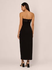 Adrianna by Adrianna Papell Knit Crepe Black Blazer Dress - Image 2 of 7