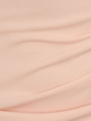 Adrianna Papell Pink Embellished Crepe Short Dress - Image 8 of 8