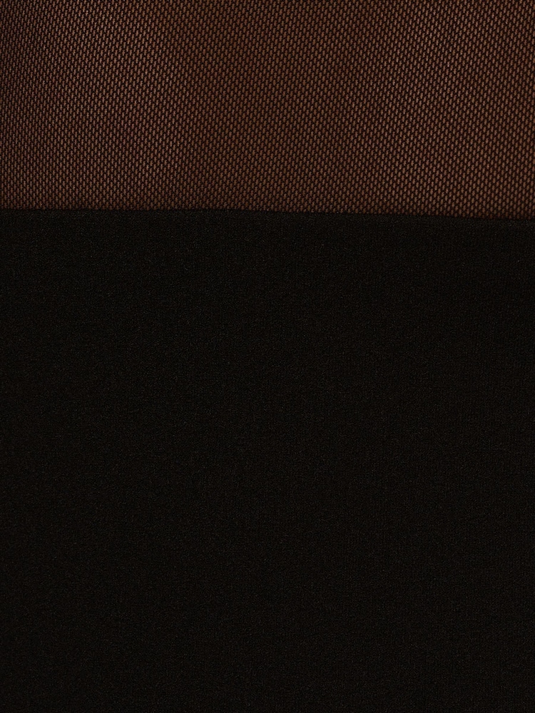 Adrianna by Adrianna Papell Knit Crepe Column Long Black Dress - Image 7 of 7