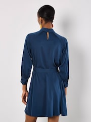 Apricot Blue Raglan Godet Swing Dress - Image 4 of 4