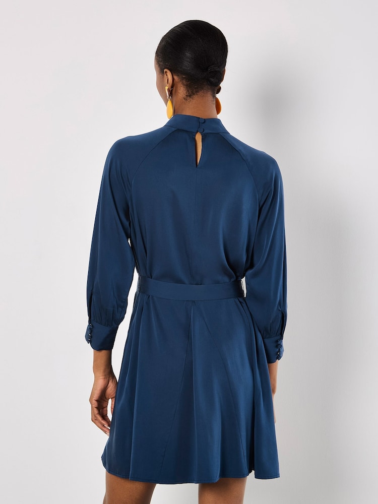 Apricot Blue Raglan Godet Swing Dress - Image 4 of 4 Apricot Blue Raglan Godet Swing Dress - Image 4 of 4