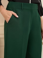 Love & Roses Forest Green Wide Leg Trousers - Image 4 of 4