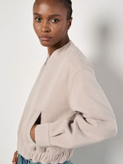 Apricot Natural Tailored Bomber Jacket - Image 4 of 5
