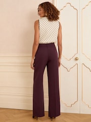Love & Roses Berry Wide Leg Trousers - Image 4 of 4