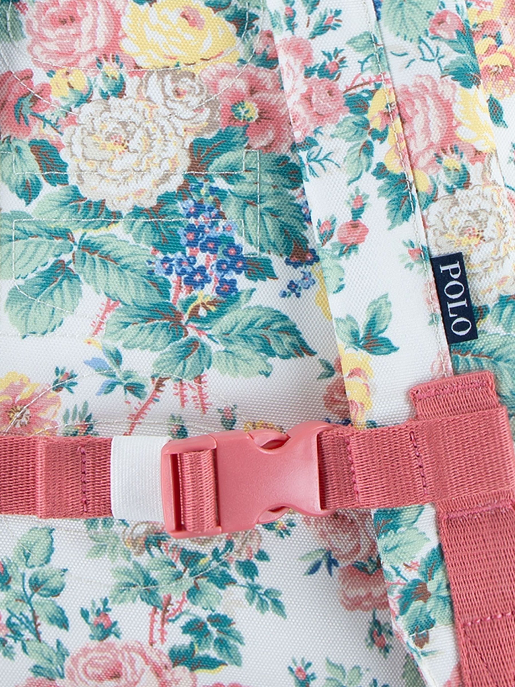 Buy Polo Ralph Lauren Pink Floral Print Backpack from Next