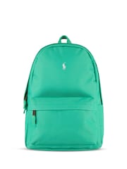 Grün - Polo Ralph Lauren Rucksack im Colourblock-Design mit Logo - Bild 1 von 8