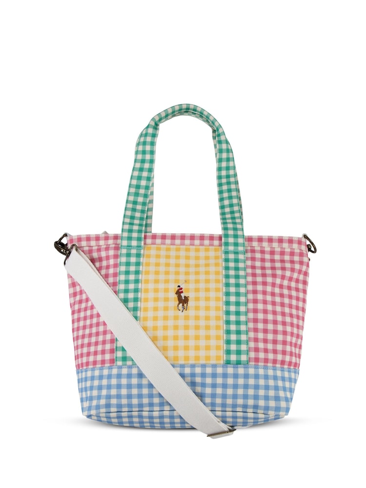 Polo Ralph Lauren Pink Printed Tote Bag - Image 1 of 4