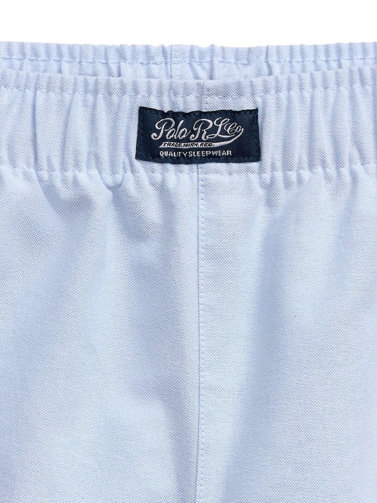 Polo Ralph Lauren Blue 100% Cotton Long Sleeve Pyjamas Top and Bottoms Set - Image 3 of 3 Polo Ralph Lauren Blue 100% Cotton Long Sleeve Pyjamas Top and Bottoms Set - Image 3 of 3