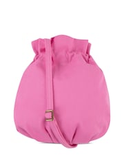 Polo Ralph Lauren Pink 100% Cotton Logo Shoulder Bag - Image 2 of 5