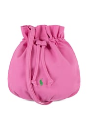 Polo Ralph Lauren Pink 100% Cotton Logo Shoulder Bag - Image 3 of 5