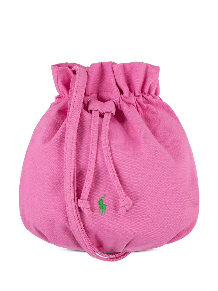 Buy Polo Ralph Lauren Pink 100% Cotton Logo Shoulder Bag from Next