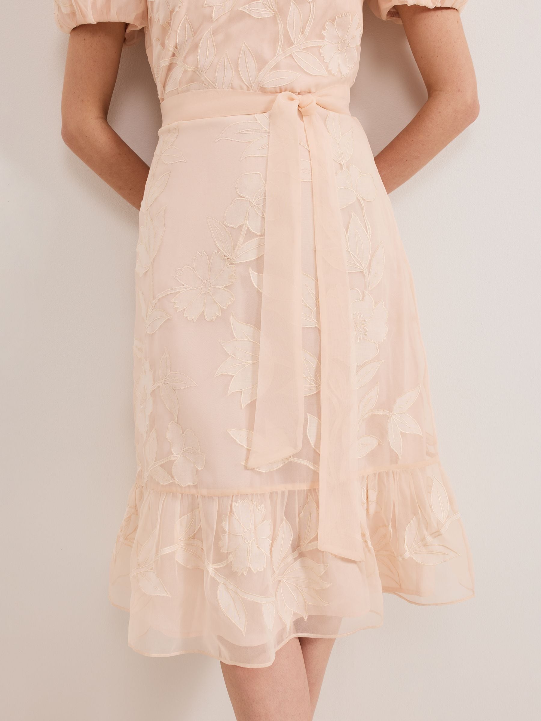 沸騰ブラドン Embroidered Chrissie Pink Eight Phase Buy Floral Wrap Print その他