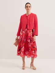 Phase Eight Pink Ripley Boucle Jacket - Image 3 of 6