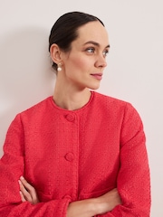 Phase Eight Pink Ripley Boucle Jacket - Image 4 of 6
