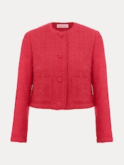 Phase Eight Pink Ripley Boucle Jacket - Image 6 of 6
