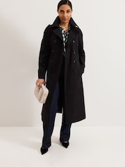 Gabardina con detalle de cuello Petite Avalie de Phase Eight - Imagen 6 de 7