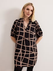 Phase Eight Natural Darlia Ribbon Tunic Dress - Image 1 of 7