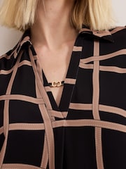 Phase Eight Natural Darlia Ribbon Tunic Dress - Image 5 of 7