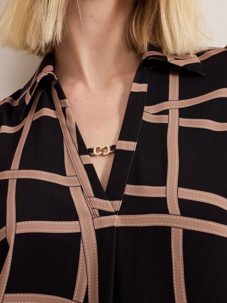 Phase Eight Natural Darlia Ribbon Tunic Dress - Image 5 of 7