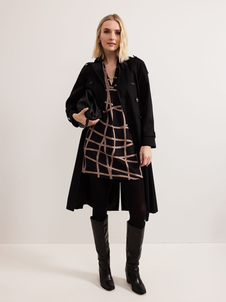Phase Eight Natural Darlia Ribbon Tunic Dress - Image 7 of 7