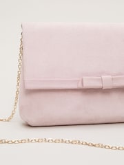 Phase Eight Pink Grosgrain Bow Clutch Bag - Image 3 of 7
