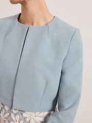 Phase Eight Blue Phoebe Cropped Jacket - Image 4 of 5