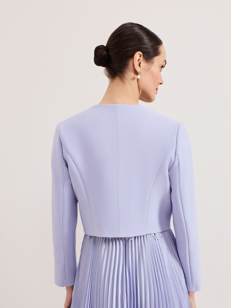 Phase Eight Blue Emma Pocket Detail Jacket - Image 2 of 5