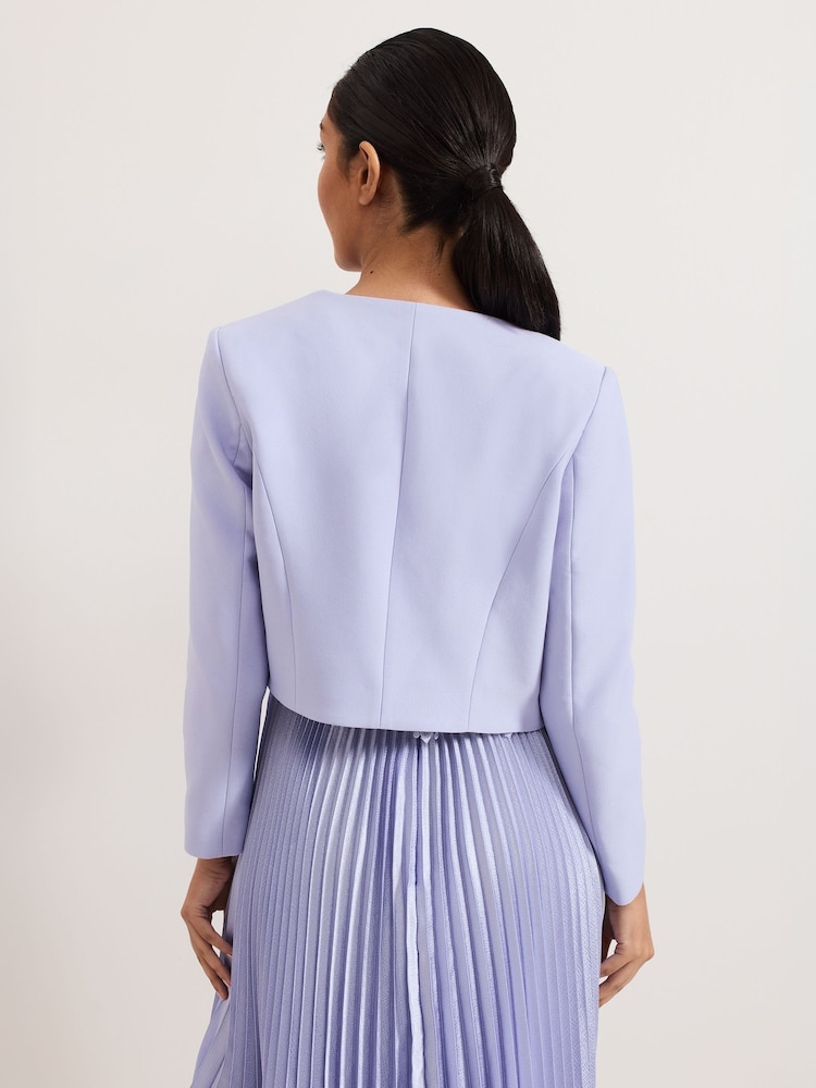Phase Eight Blue Petite Emma Pocket Detail Jacket - Image 2 of 6
