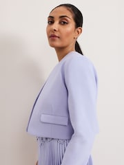 Phase Eight Blue Petite Emma Pocket Detail Jacket - Image 5 of 6