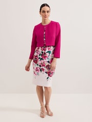 Phase Eight Pink Phoebe Cropped Jacket - Image 3 of 6