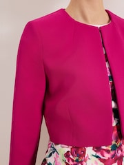 Phase Eight Pink Phoebe Cropped Jacket - Image 4 of 6