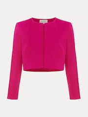 Phase Eight Pink Phoebe Cropped Jacket - Image 6 of 6