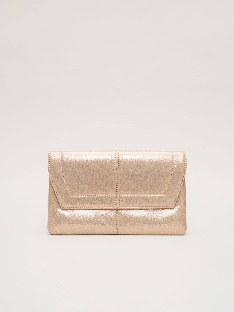Phase Eight Natural Stitch Square Clutch Bag - Image 1 of 7