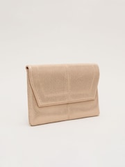 Phase Eight Natural Stitch Square Clutch Bag - Image 2 of 7
