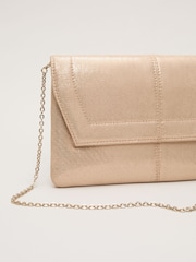 Phase Eight Natural Stitch Square Clutch Bag - Image 3 of 7