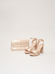 Phase Eight Natural Stitch Square Clutch Bag - Image 5 of 7