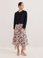 Phase Eight Blue Ripley Boucle Jacket - Image 3 of 6