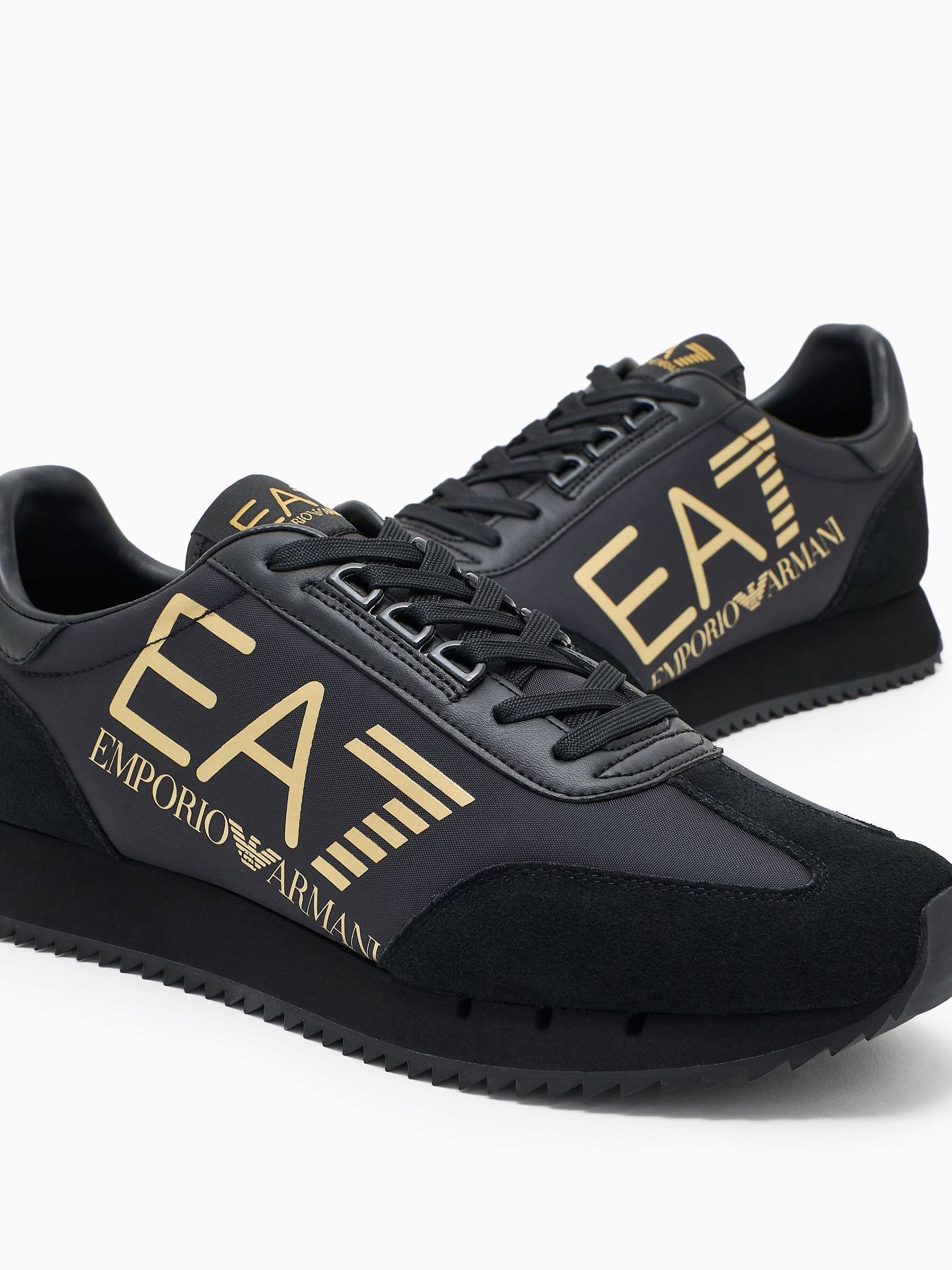 Buy EA7 Black Logo Trainers from Next South Africa